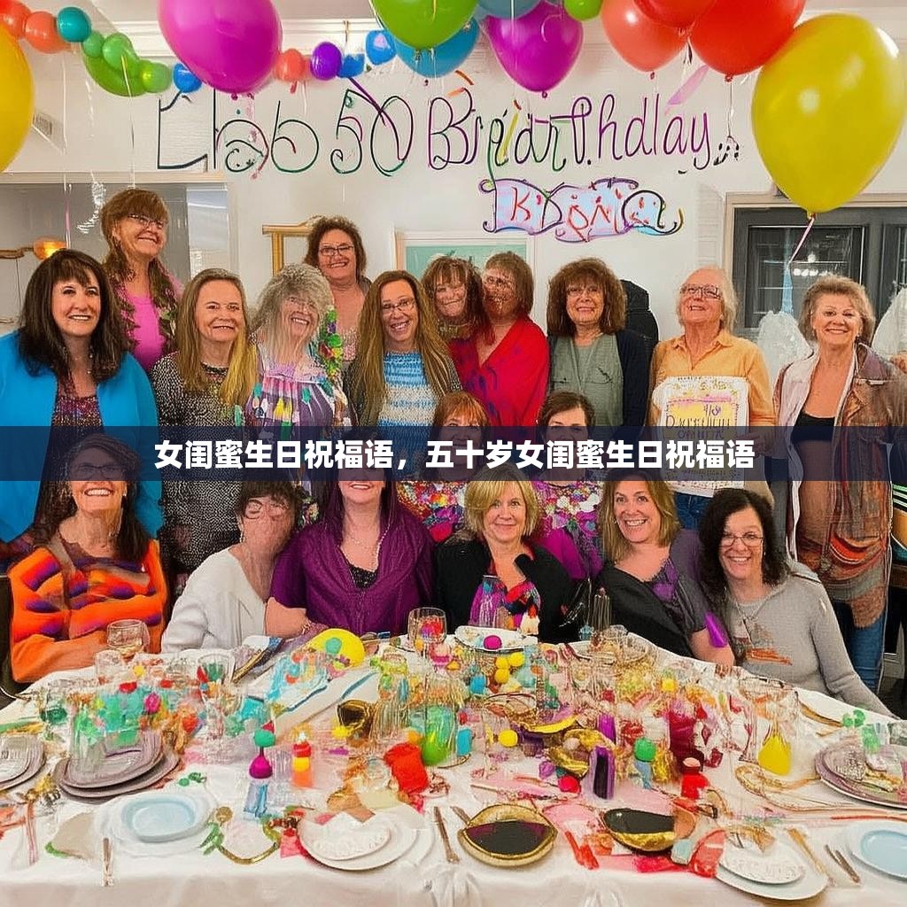 女闺蜜生日祝福语，五十岁女闺蜜生日祝福语