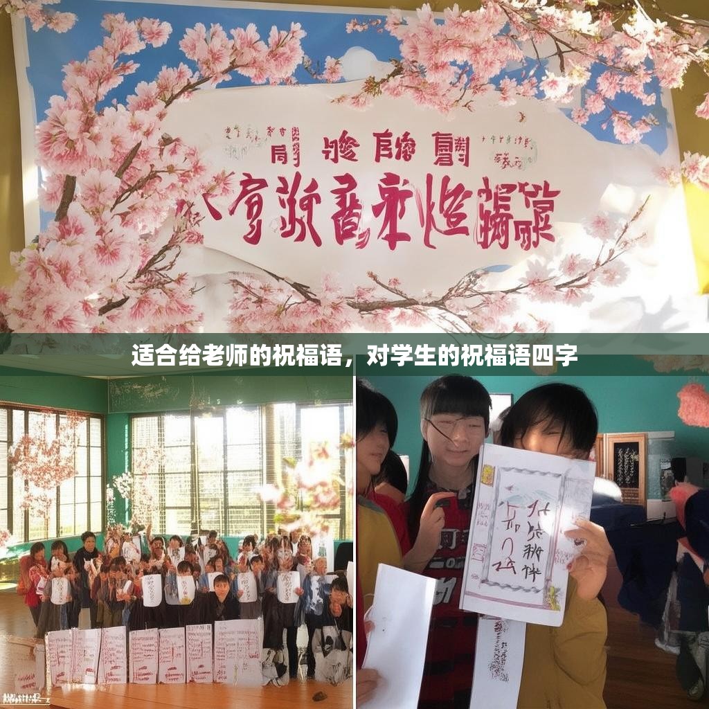 适合给老师的祝福语，对学生的祝福语四字