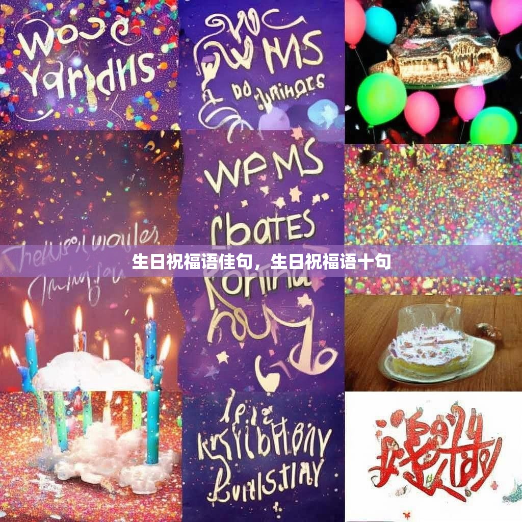 生日祝福语佳句，生日祝福语十句
