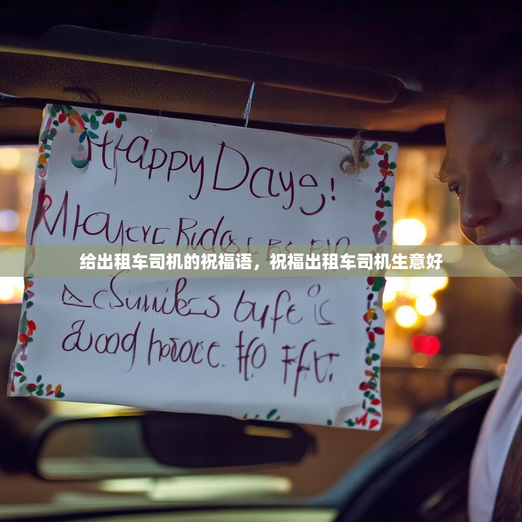 给出租车司机的祝福语，祝福出租车司机生意好