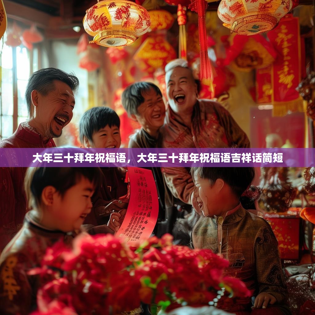 大年三十拜年祝福语，大年三十拜年祝福语吉祥话简短