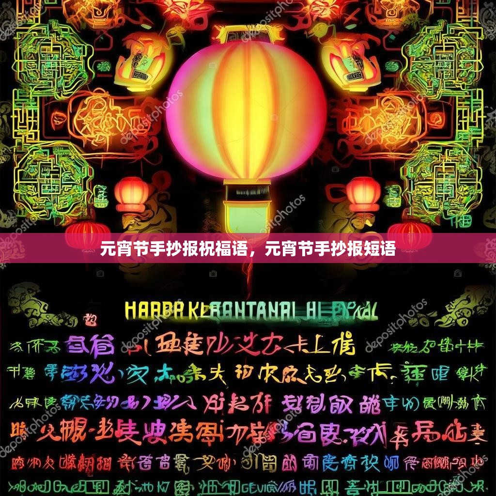 元宵节手抄报祝福语，元宵节手抄报短语