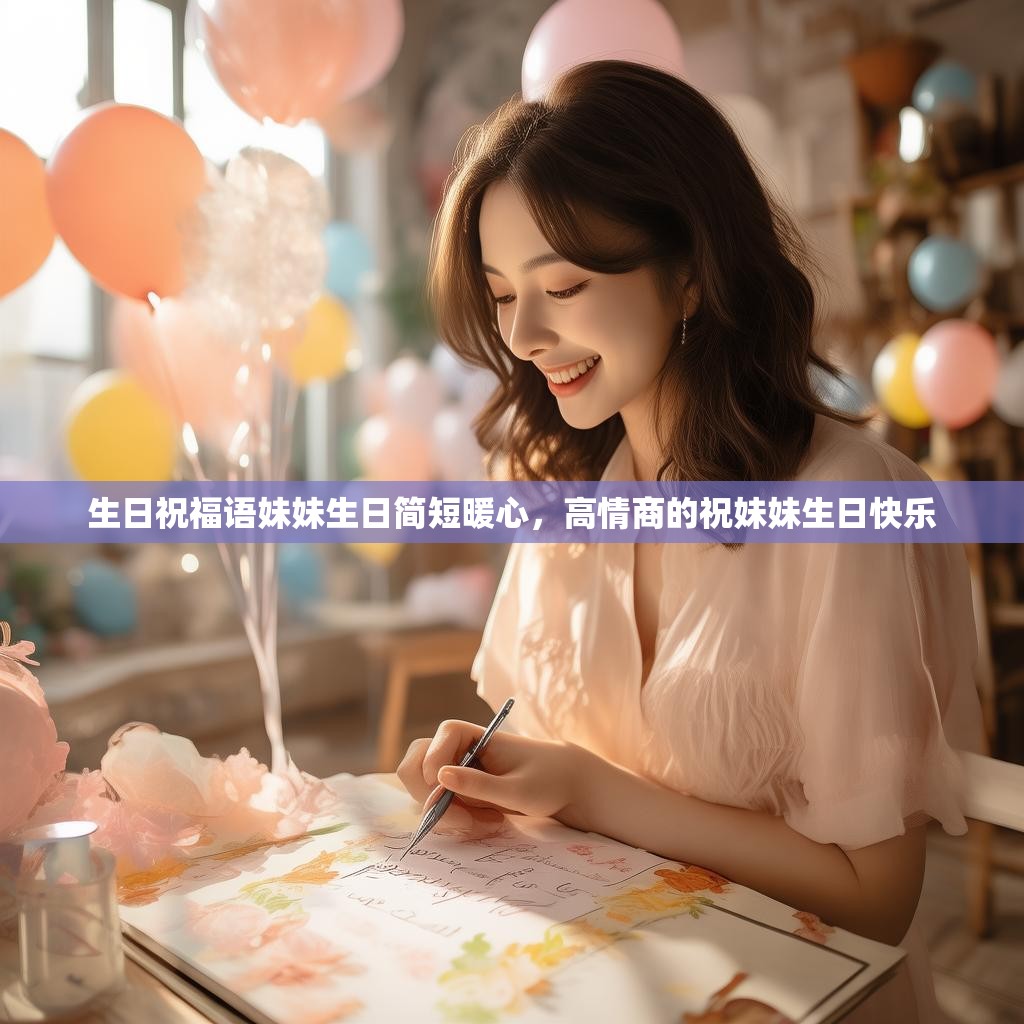 生日祝福语妹妹生日简短暖心，高情商的祝妹妹生日快乐