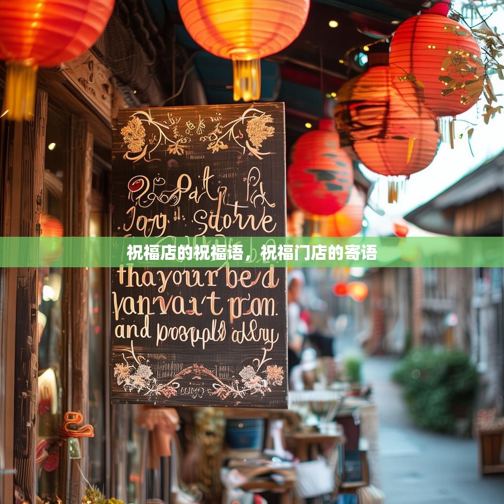 祝福店的祝福语，祝福门店的寄语