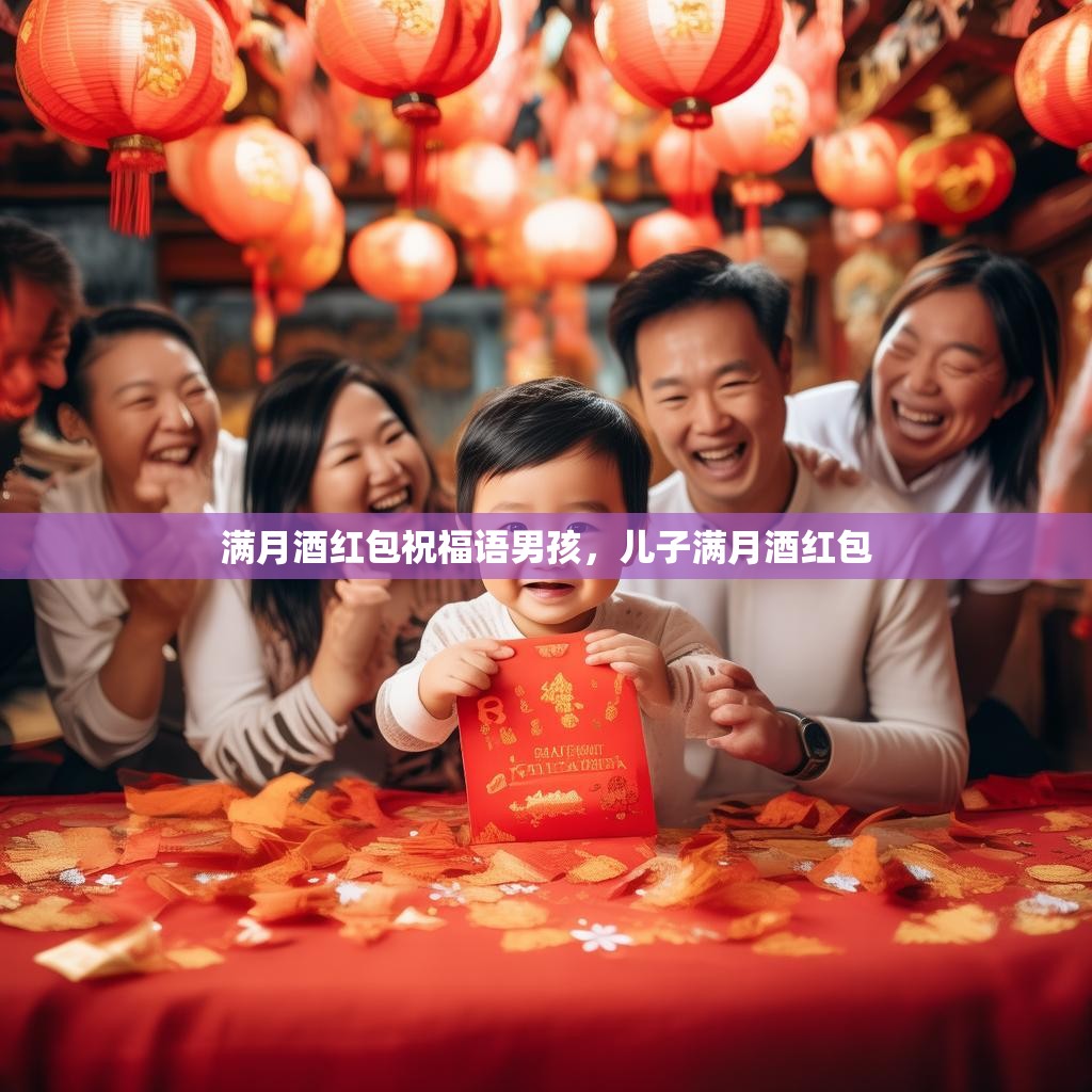 满月酒红包祝福语男孩，儿子满月酒红包