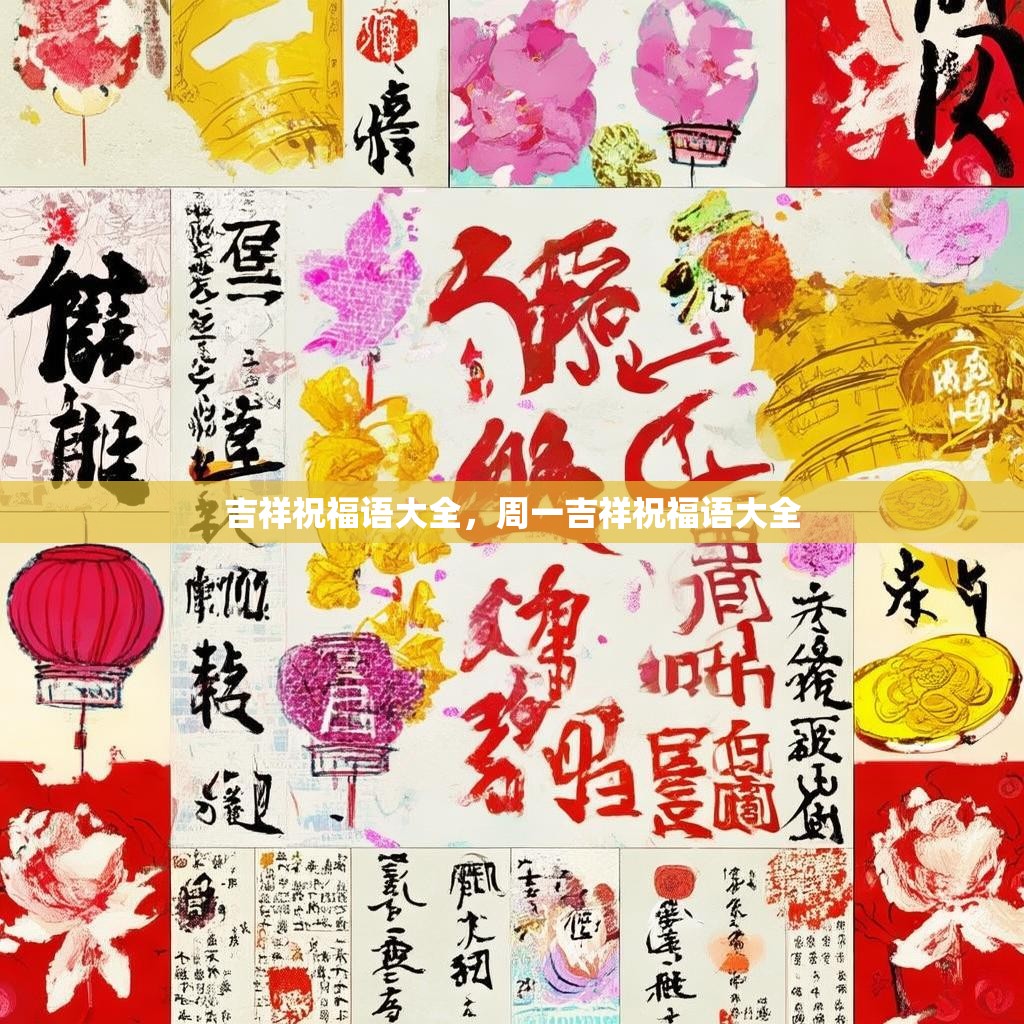 吉祥祝福语大全，周一吉祥祝福语大全