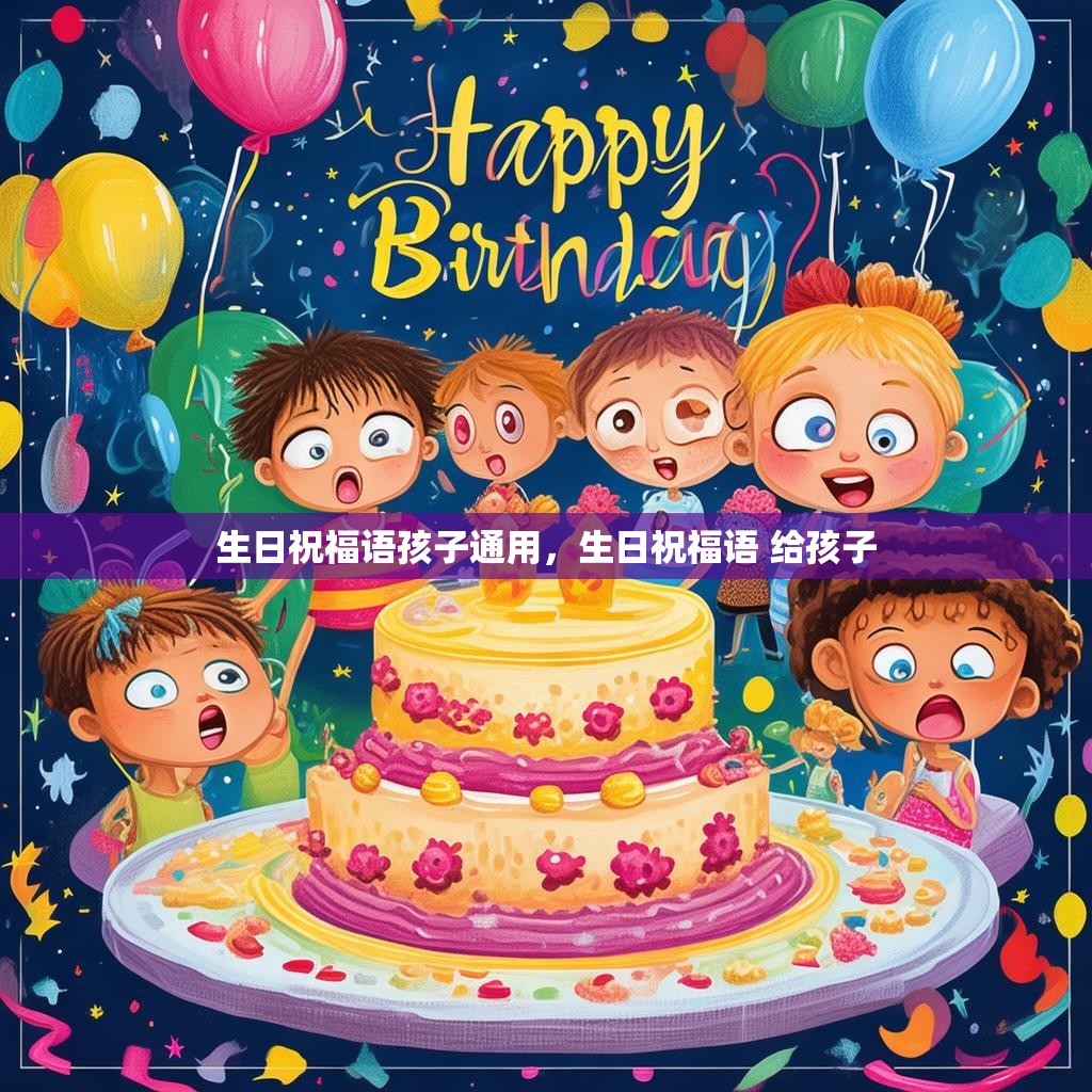 生日祝福语孩子通用，生日祝福语 给孩子