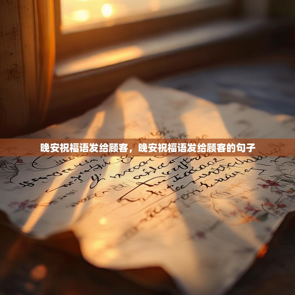 晚安祝福语发给顾客，晚安祝福语发给顾客的句子