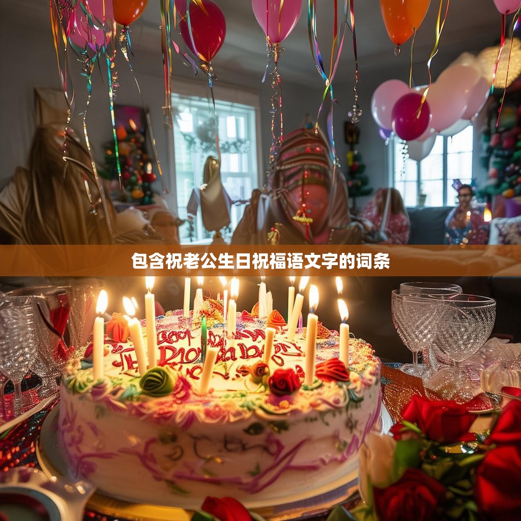 包含祝老公生日祝福语文字的词条
