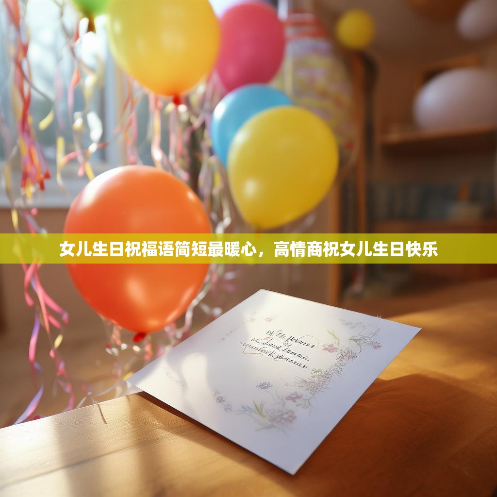 女儿生日祝福语简短最暖心，高情商祝女儿生日快乐