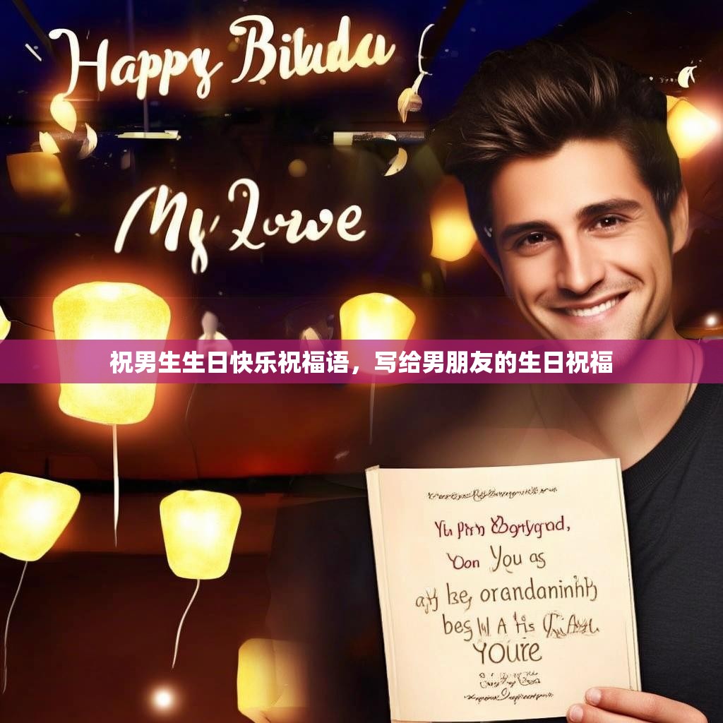 祝男生生日快乐祝福语，写给男朋友的生日祝福