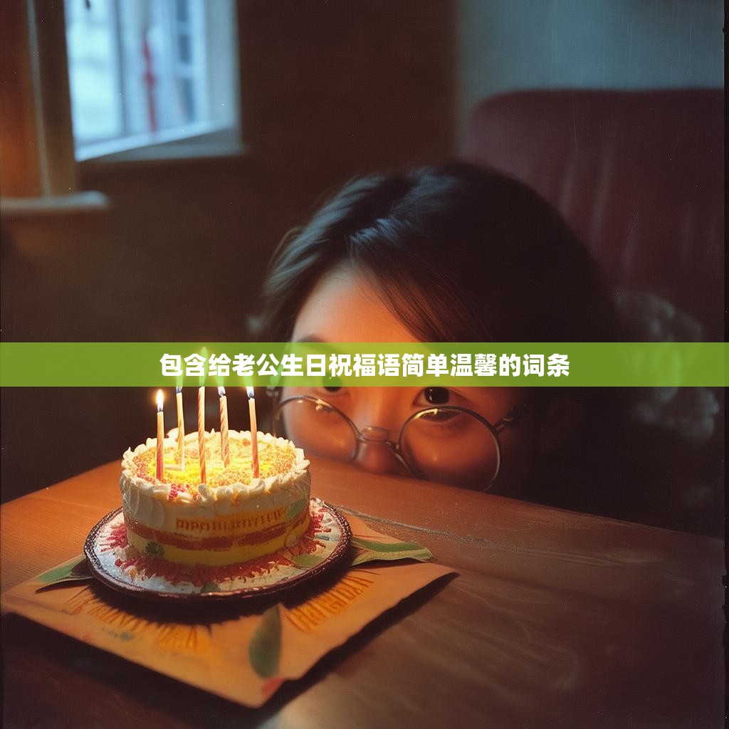 包含给老公生日祝福语简单温馨的词条