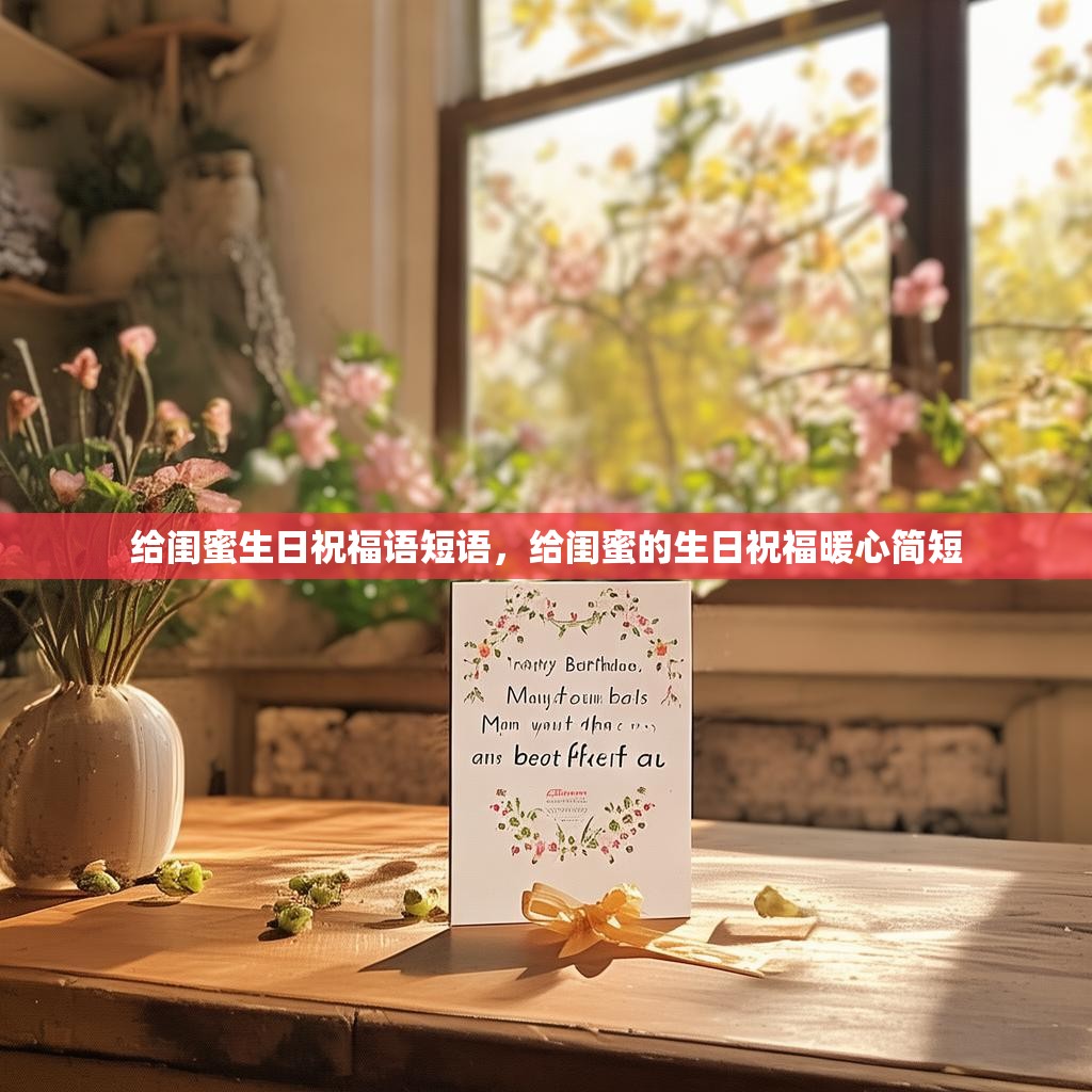 给闺蜜生日祝福语短语，给闺蜜的生日祝福暖心简短