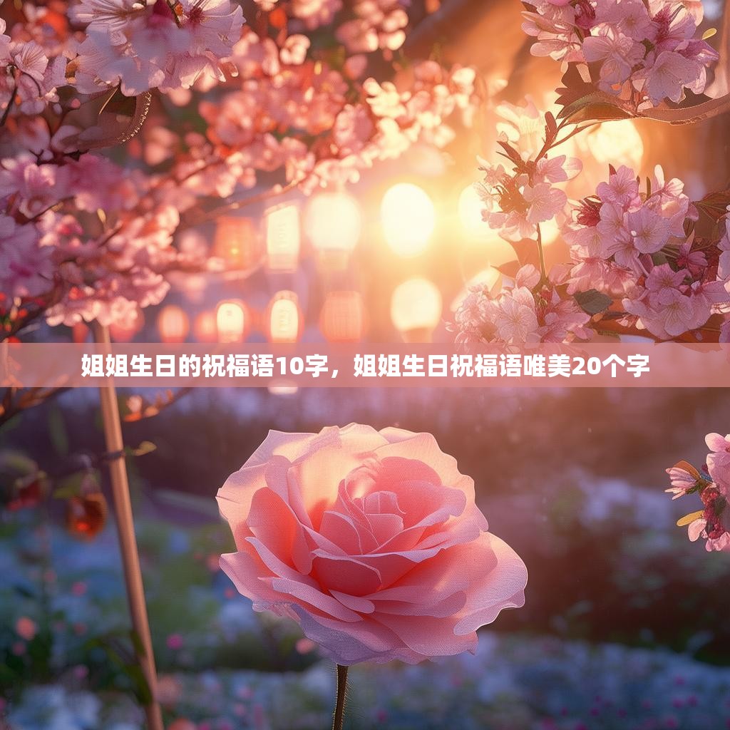 姐姐生日的祝福语10字，姐姐生日祝福语唯美20个字