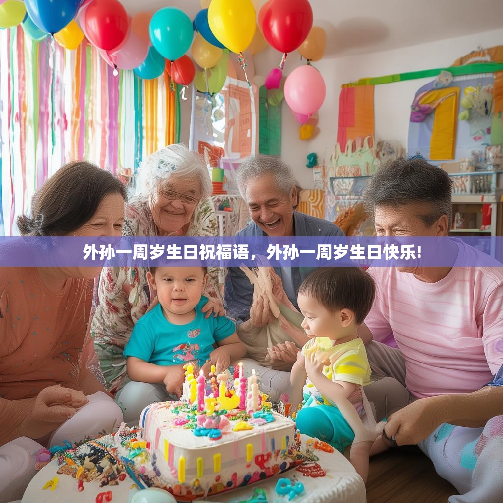 外孙一周岁生日祝福语,外孙一周岁生日快乐!
