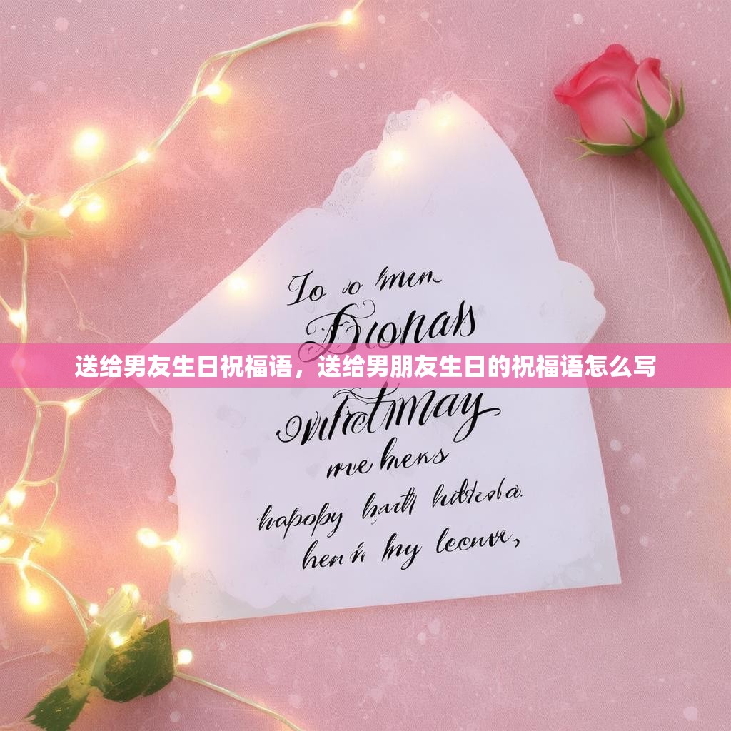 送给男友生日祝福语,送给男朋友生日的祝福语怎么写