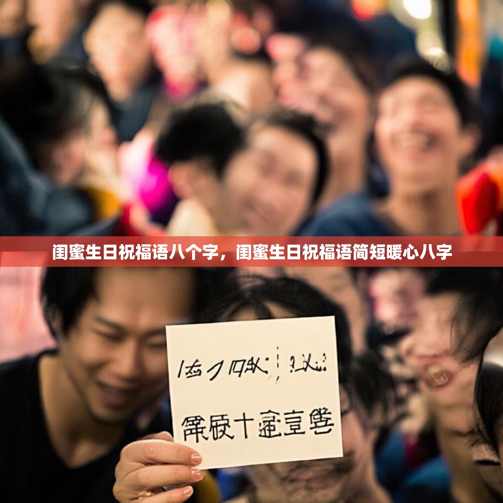 闺蜜生日祝福语八个字,闺蜜生日祝福语简短暖心八字