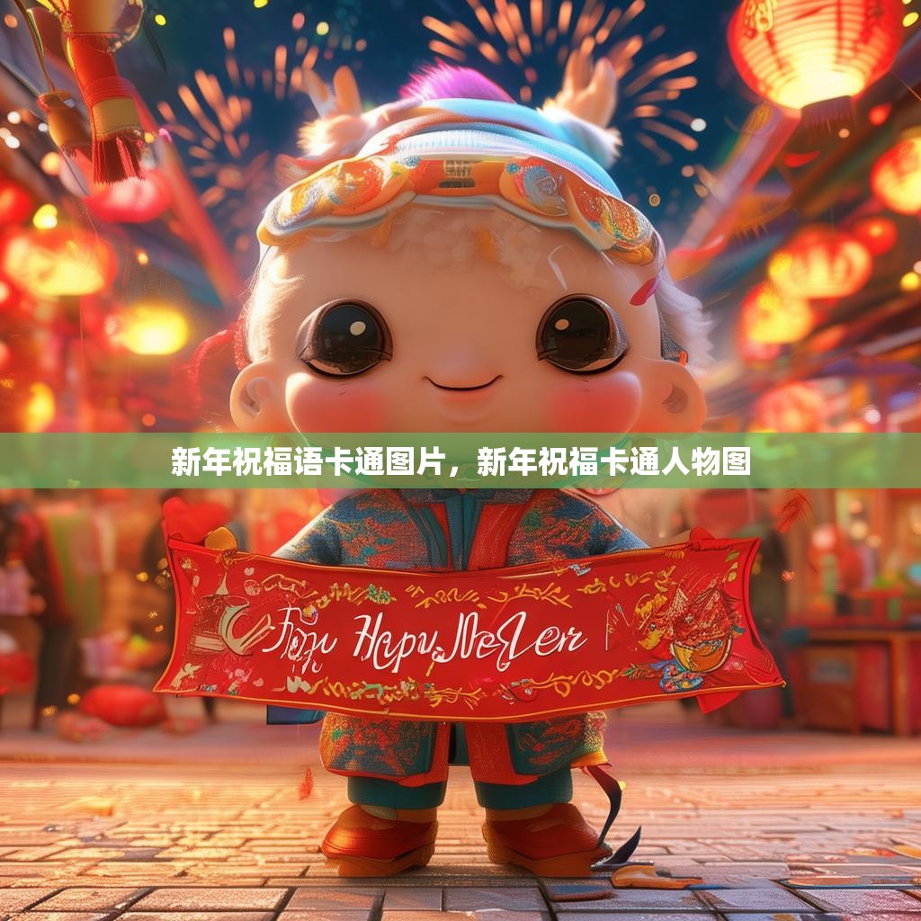 新年祝福语卡通图片,新年祝福卡通人物图