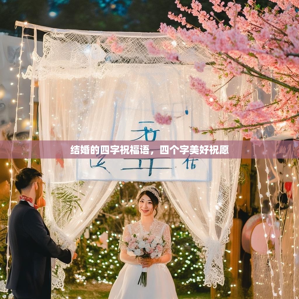 结婚的四字祝福语，四个字美好祝愿