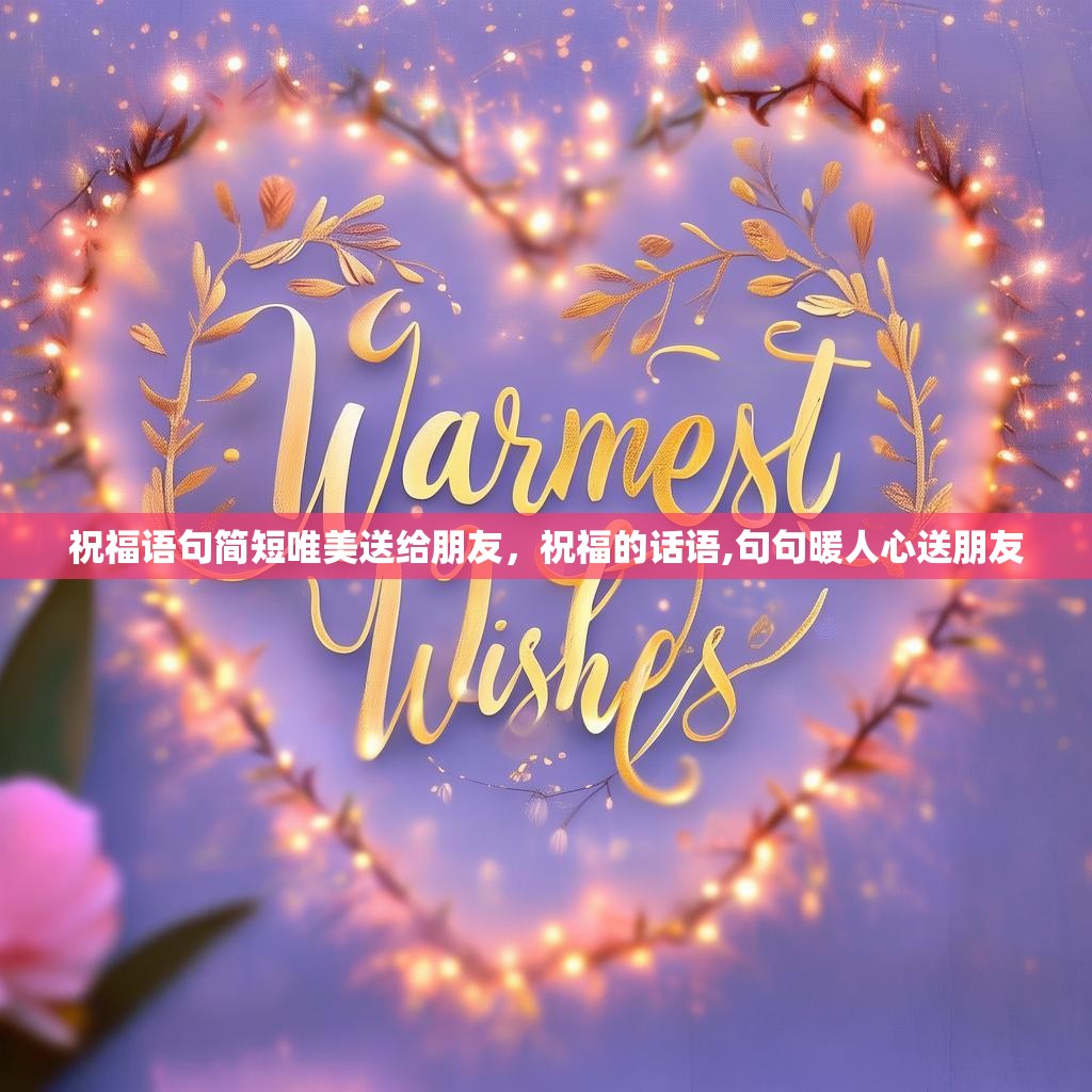 祝福语句简短唯美送给朋友，祝福的话语,句句暖人心送朋友