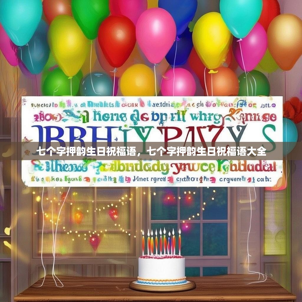 七个字押韵生日祝福语，七个字押韵生日祝福语大全