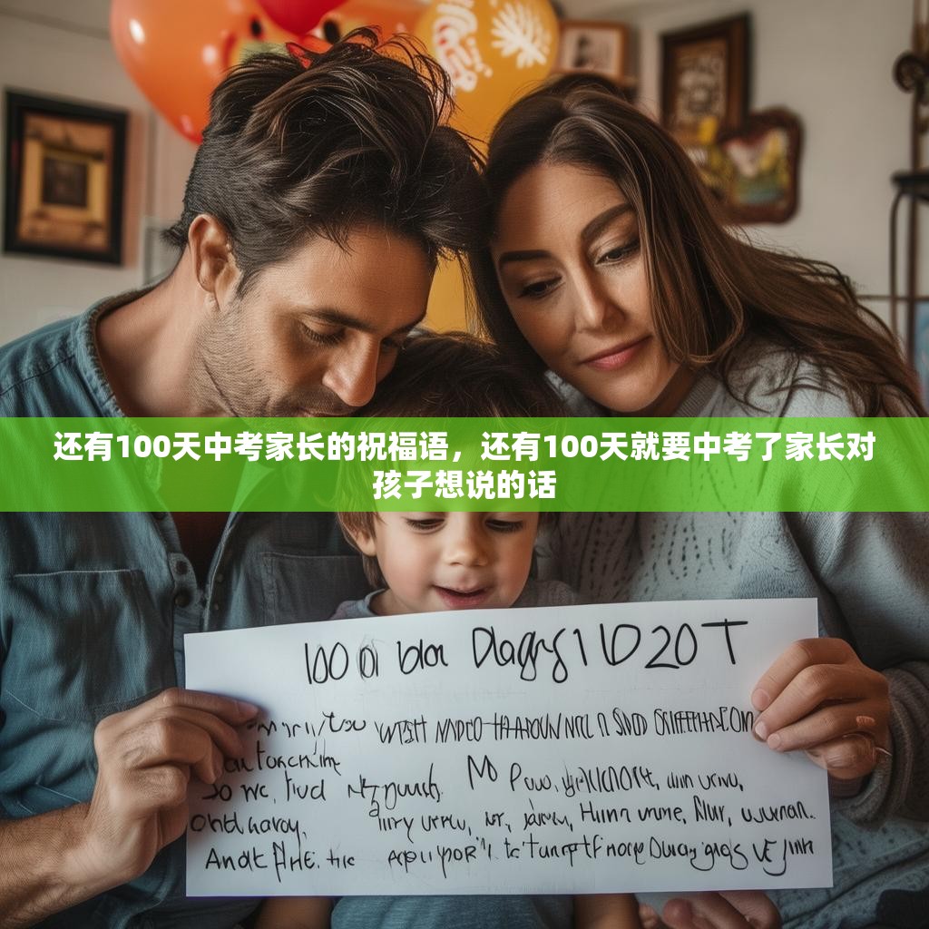 还有100天中考家长的祝福语，还有100天就要中考了家长对孩子想说的话