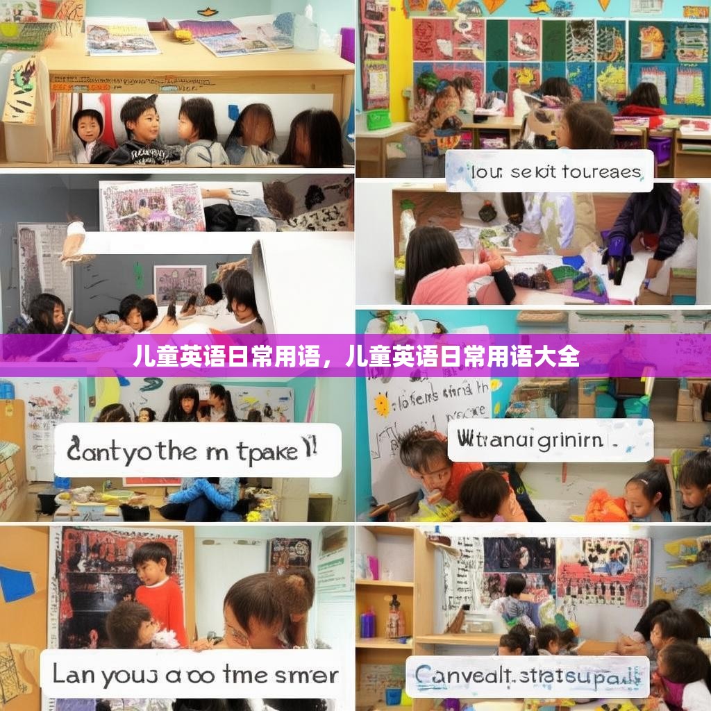 儿童英语日常用语，儿童英语日常用语大全
