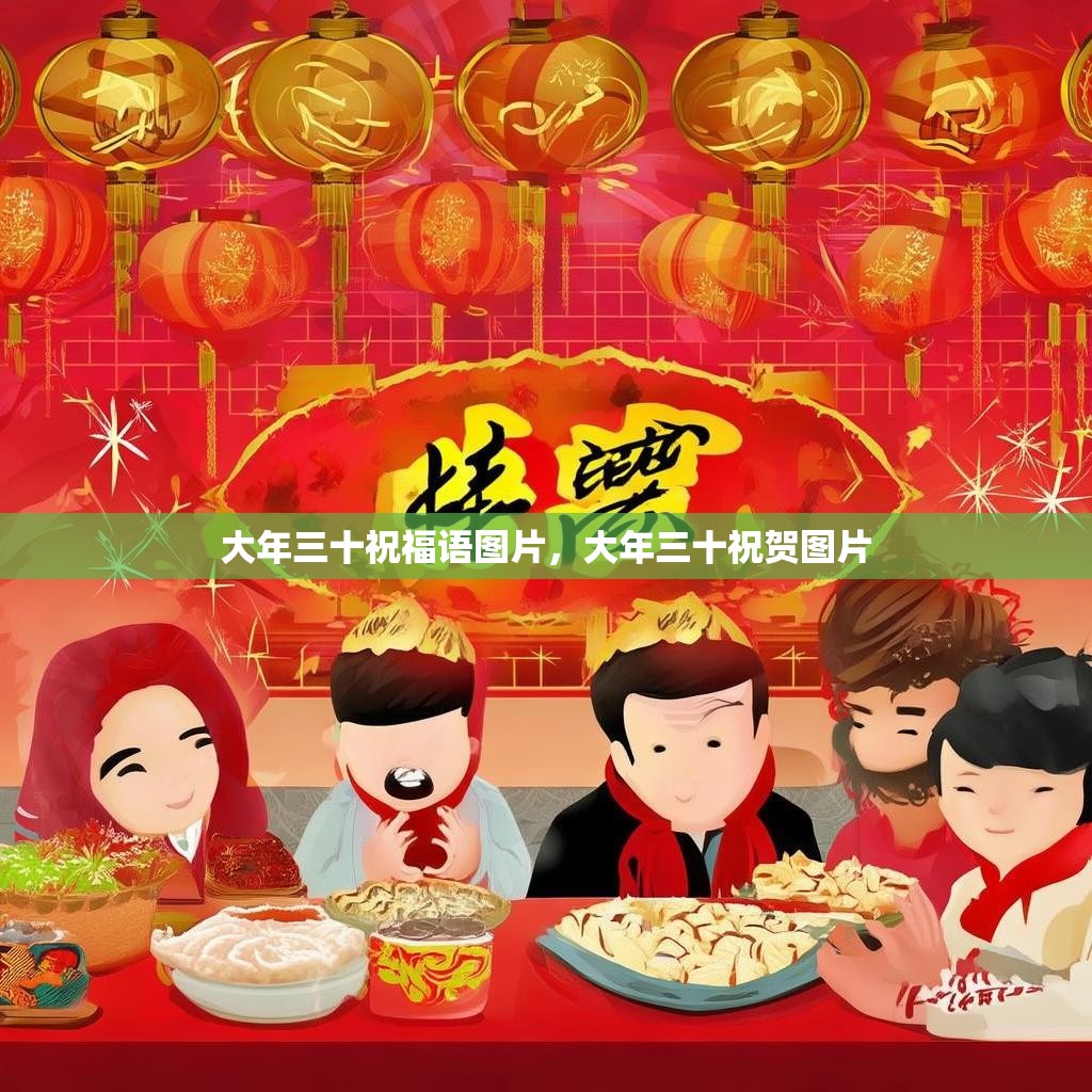 大年三十祝福语图片，大年三十祝贺图片