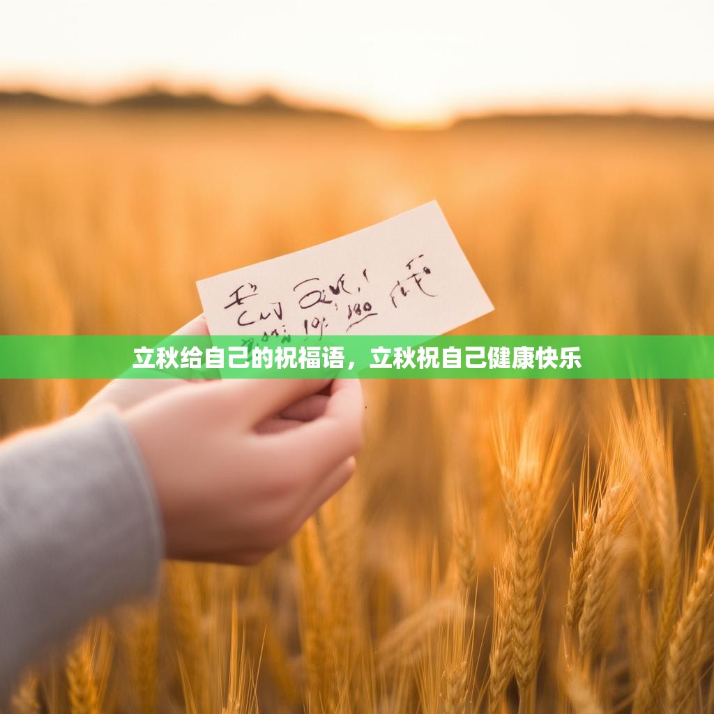 立秋给自己的祝福语,立秋祝自己健康快乐