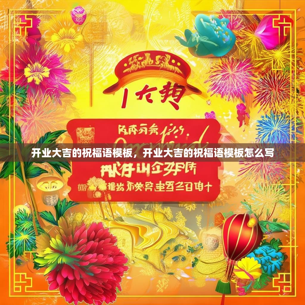 开业大吉的祝福语模板,开业大吉的祝福语模板怎么写