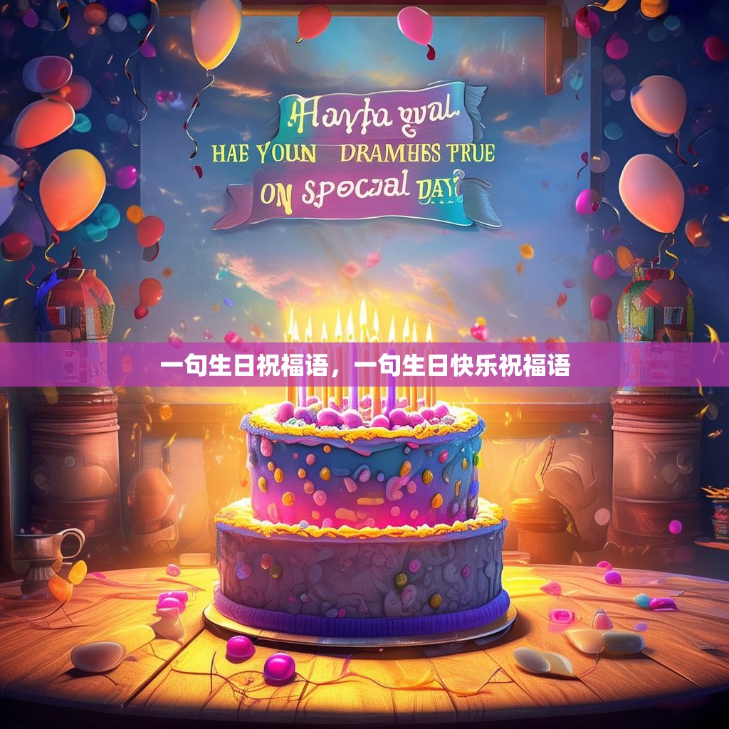 一句生日祝福语,一句生日快乐祝福语