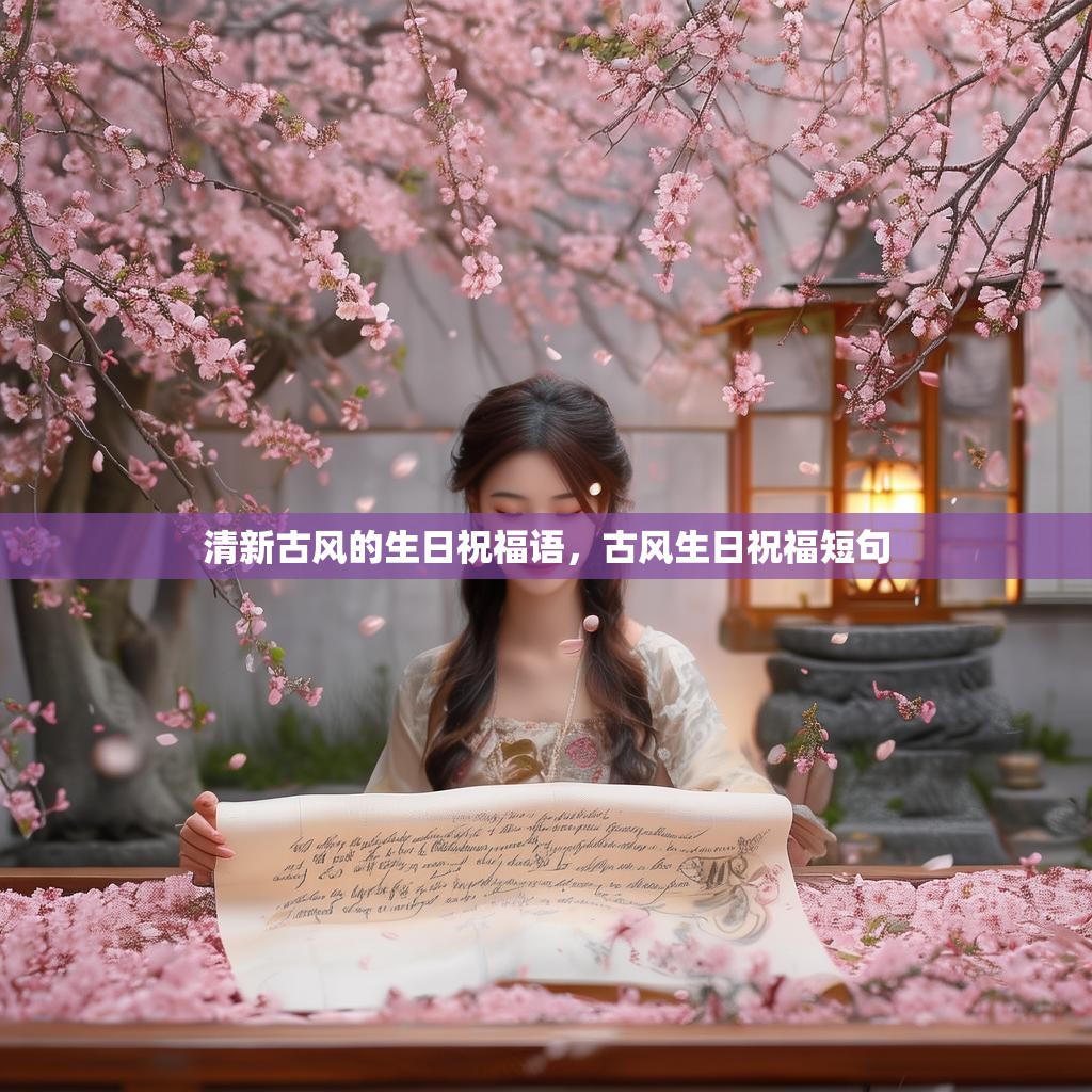 清新古风的生日祝福语，古风生日祝福短句