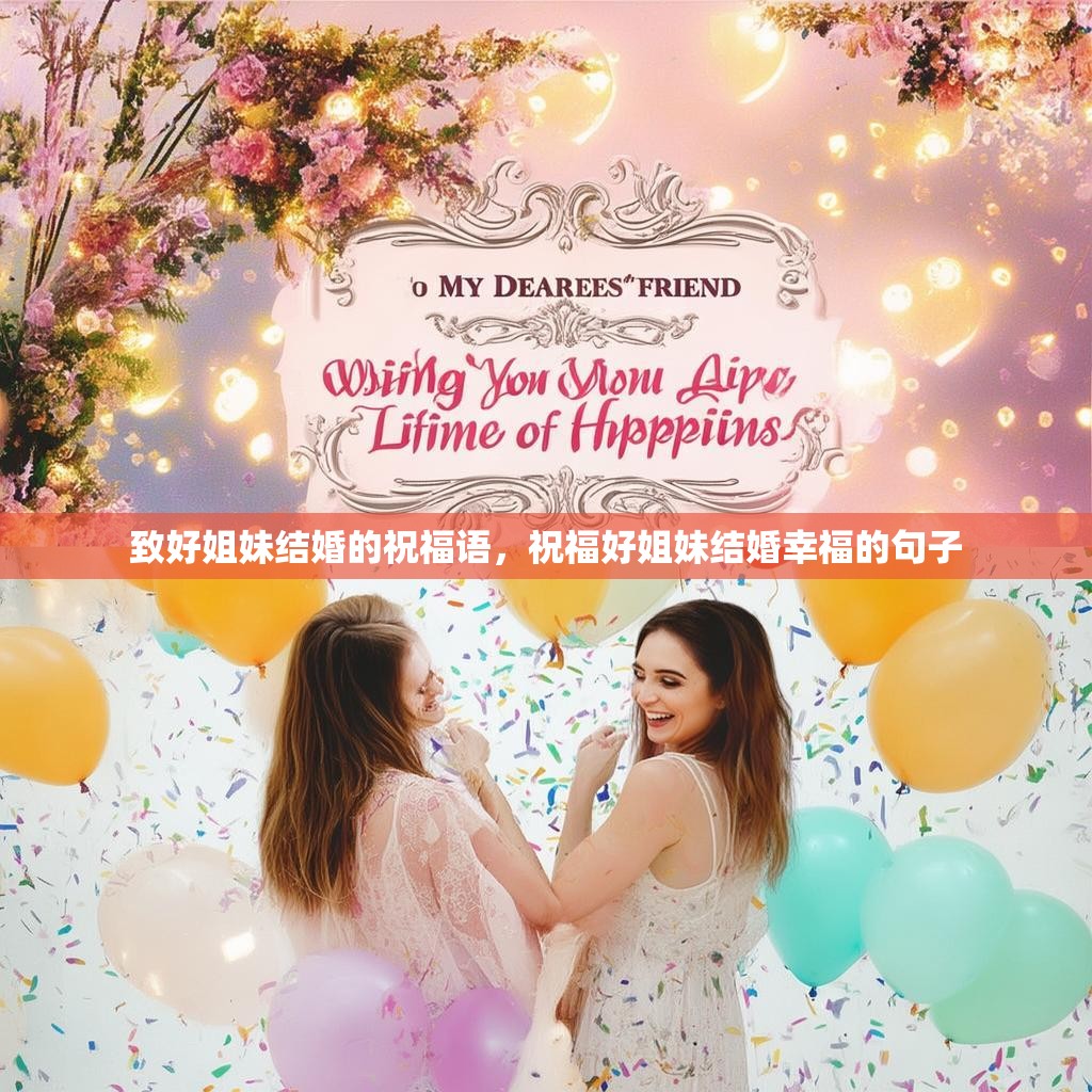 致好姐妹结婚的祝福语，祝福好姐妹结婚幸福的句子