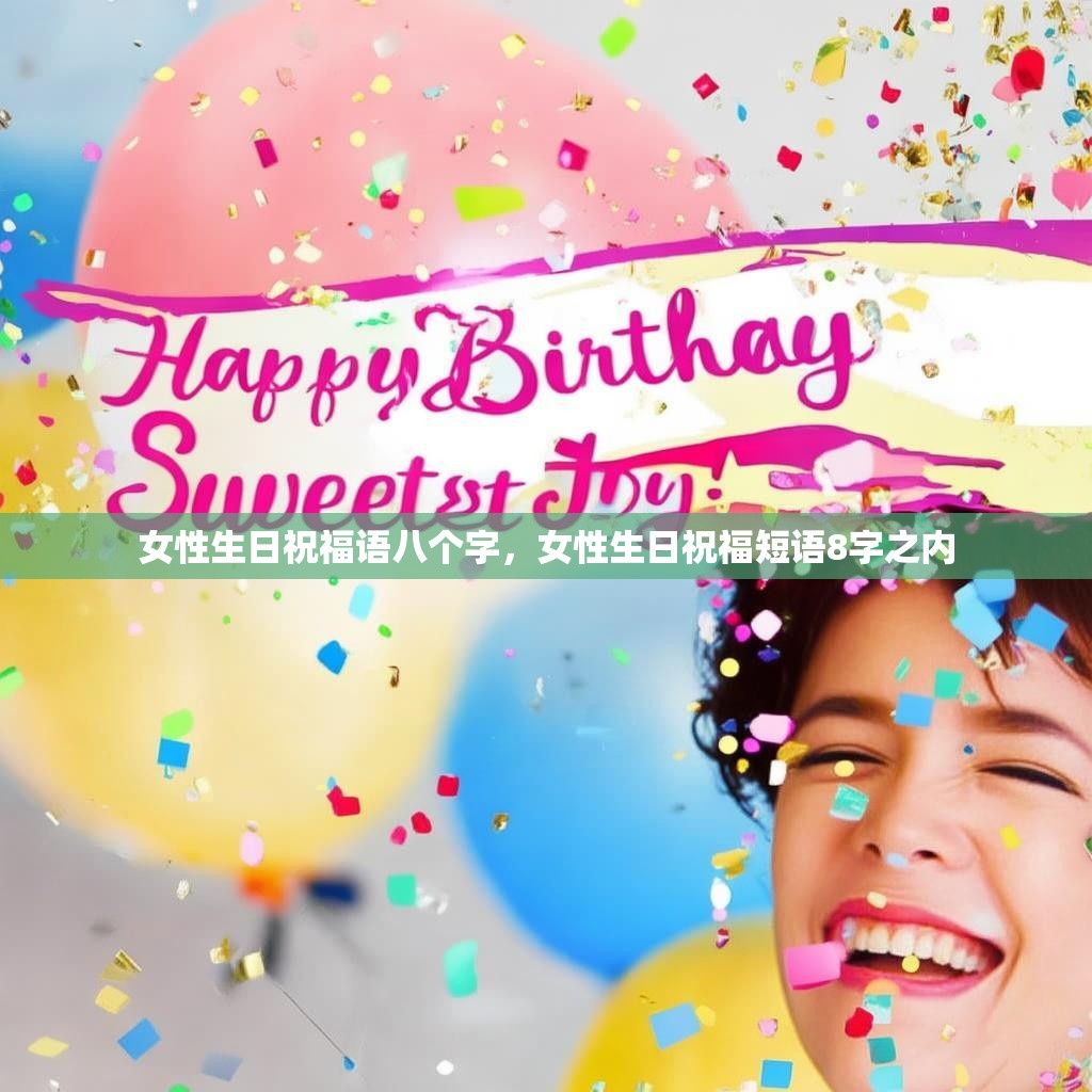 女性生日祝福语八个字,女性生日祝福短语8字之内