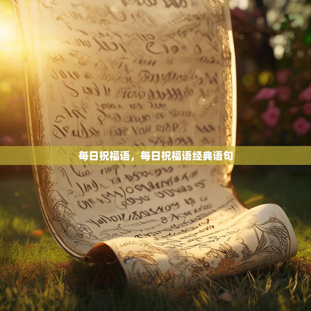 每日祝福语，每日祝福语经典语句