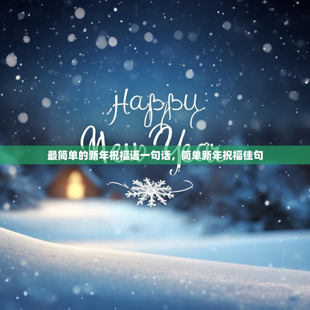 最简单的新年祝福语一句话,简单新年祝福佳句