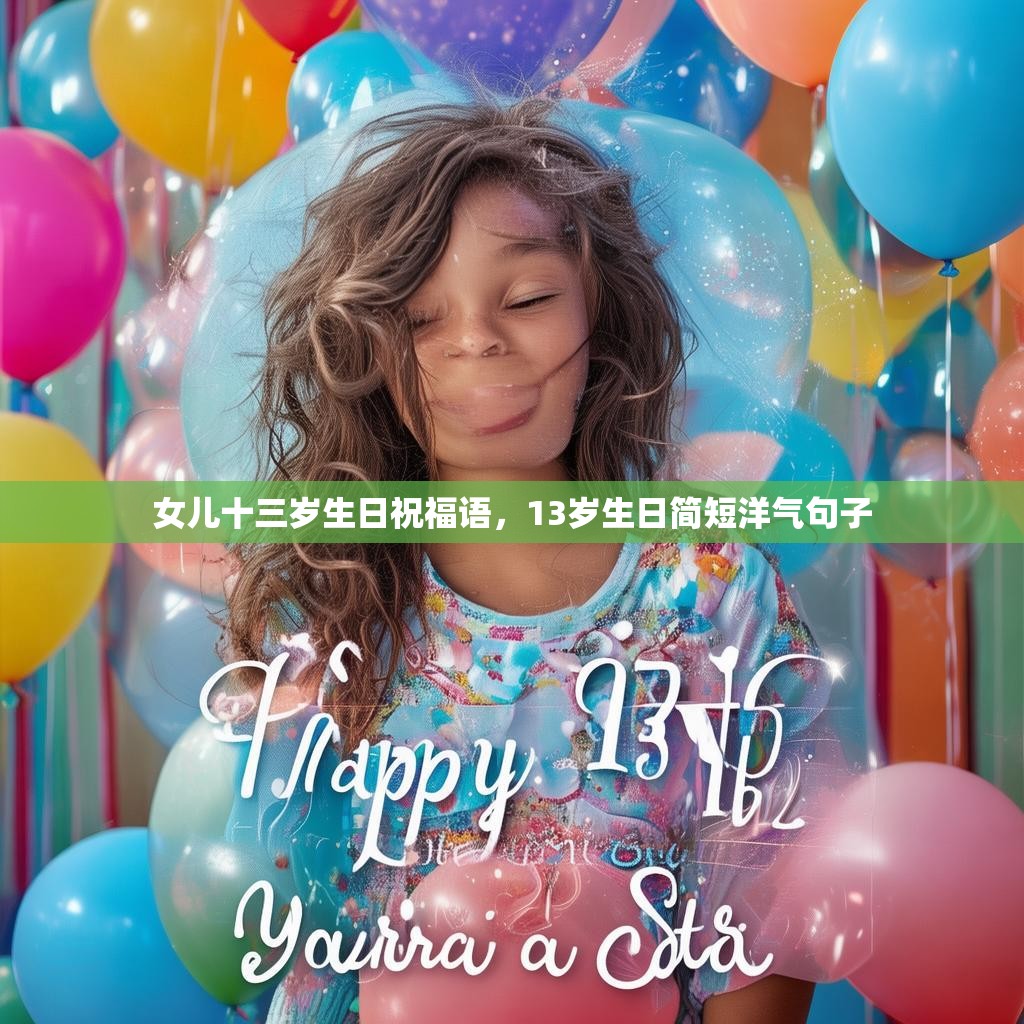 女儿十三岁生日祝福语，13岁生日简短洋气句子