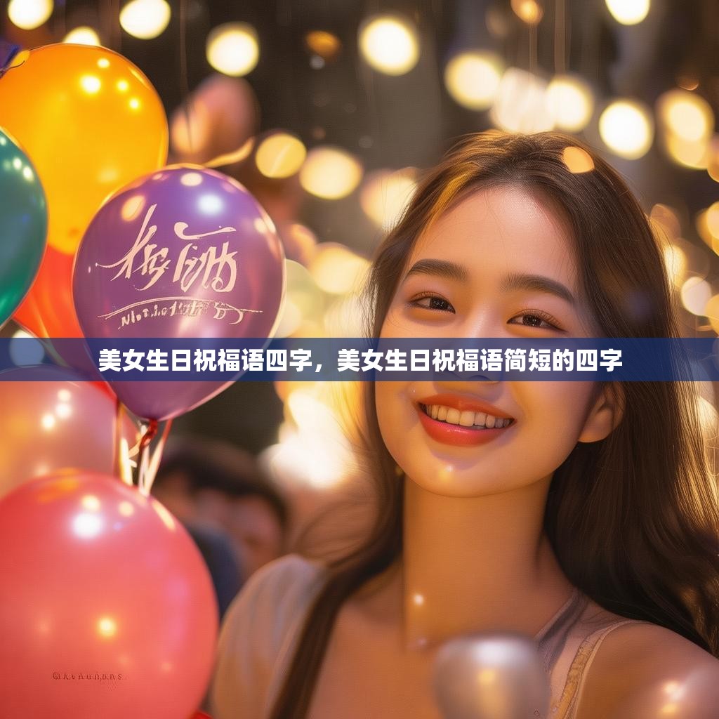 美女生日祝福语四字,美女生日祝福语简短的四字