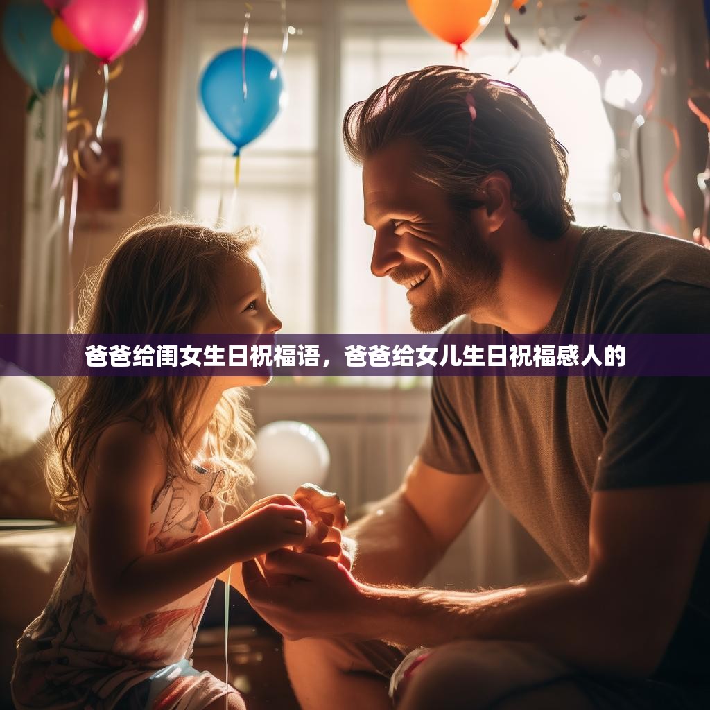 爸爸给闺女生日祝福语,爸爸给女儿生日祝福感人的