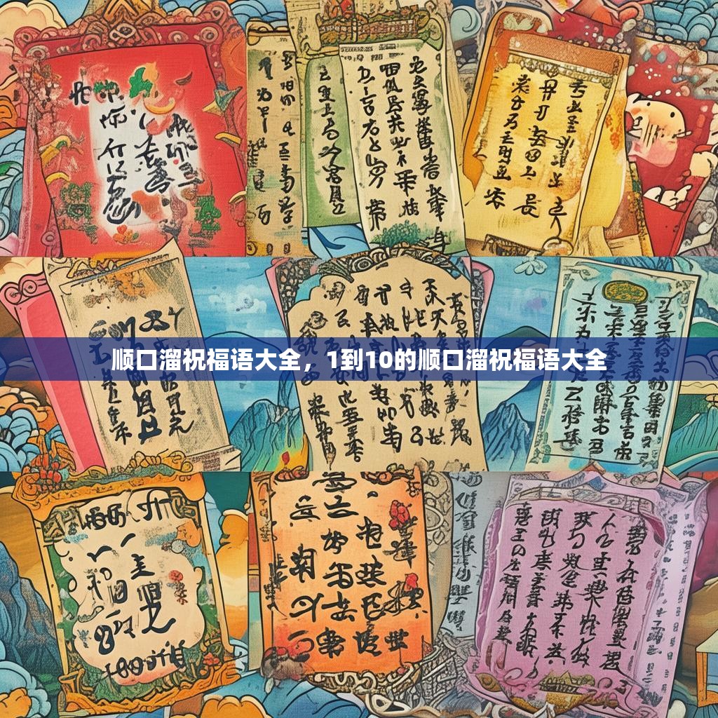 顺口溜祝福语大全，1到10的顺口溜祝福语大全