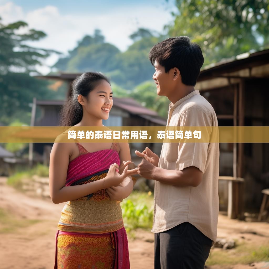 简单的泰语日常用语，泰语简单句