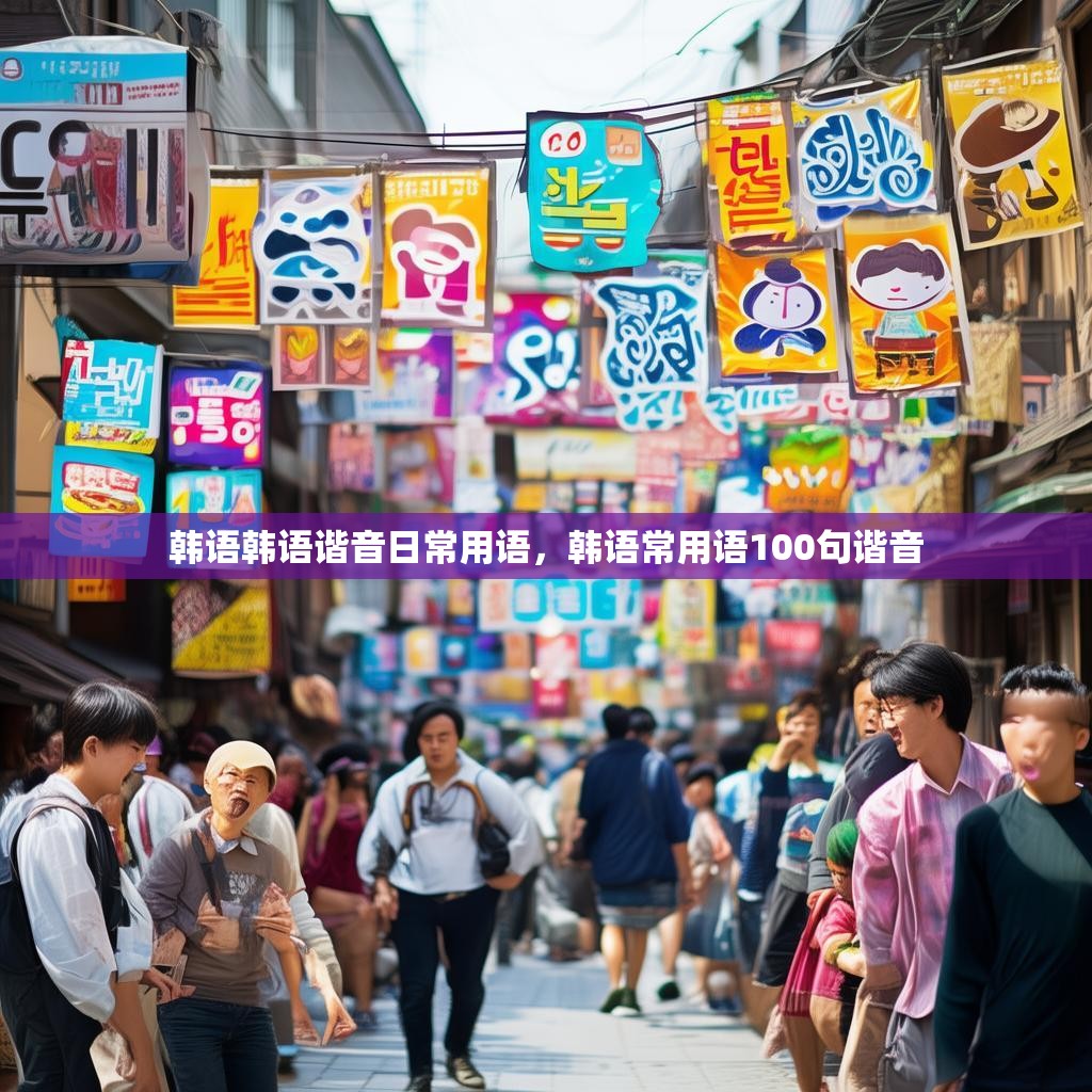 韩语韩语谐音日常用语,韩语常用语100句谐音