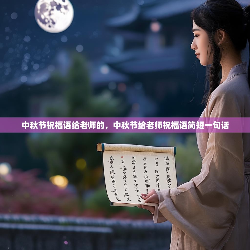 中秋节祝福语给老师的,中秋节给老师祝福语简短一句话