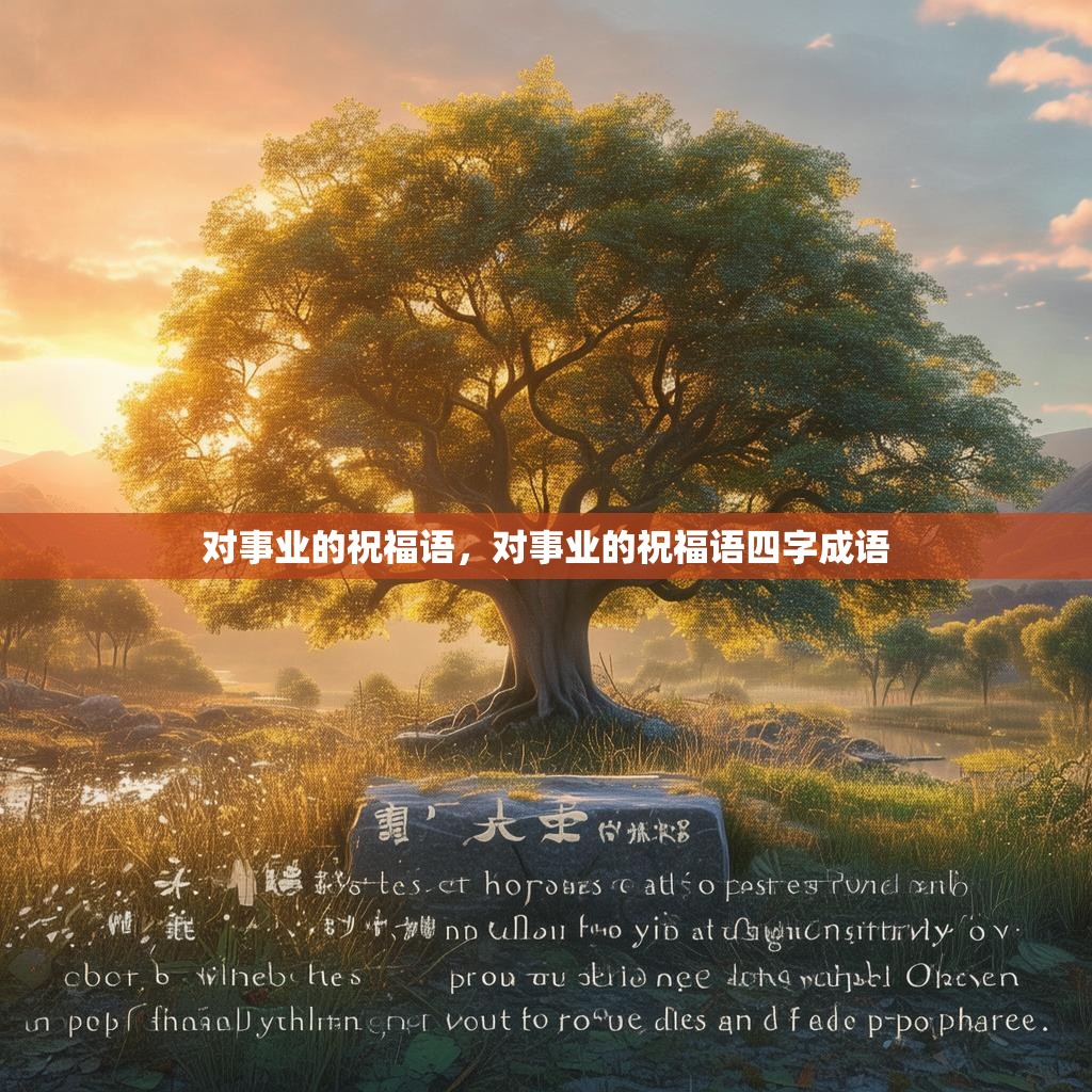 对事业的祝福语,对事业的祝福语四字成语