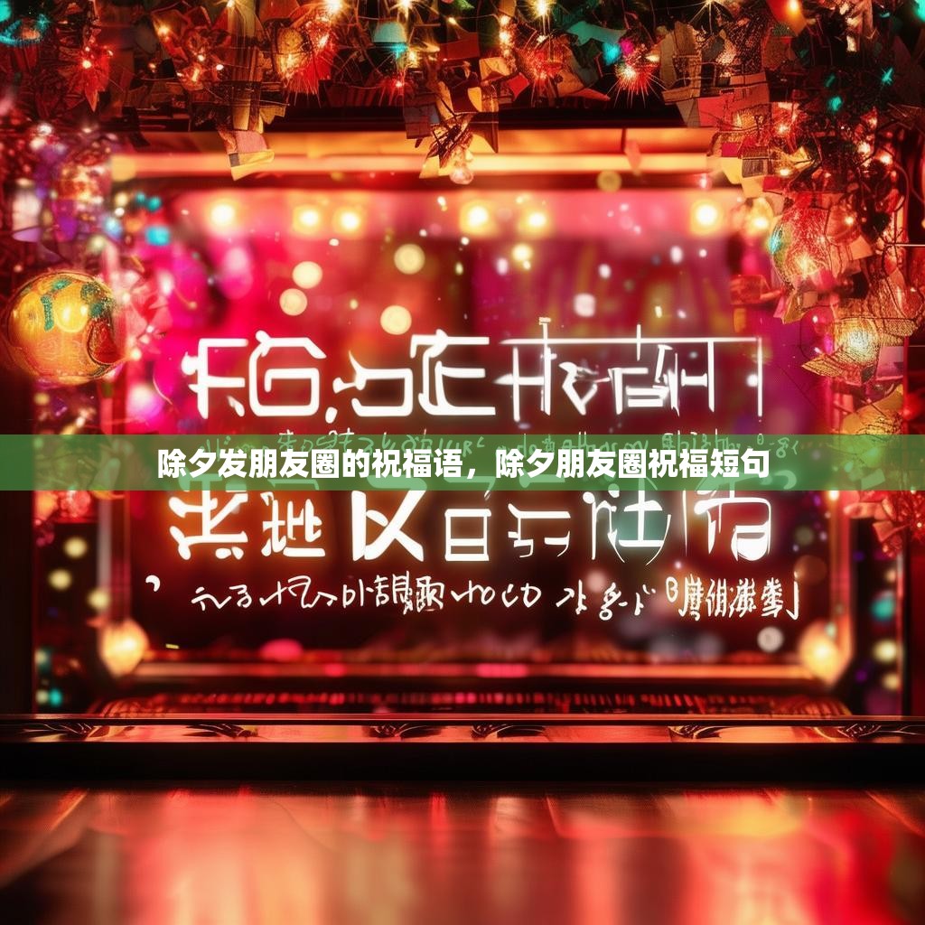 除夕发朋友圈的祝福语,除夕朋友圈祝福短句