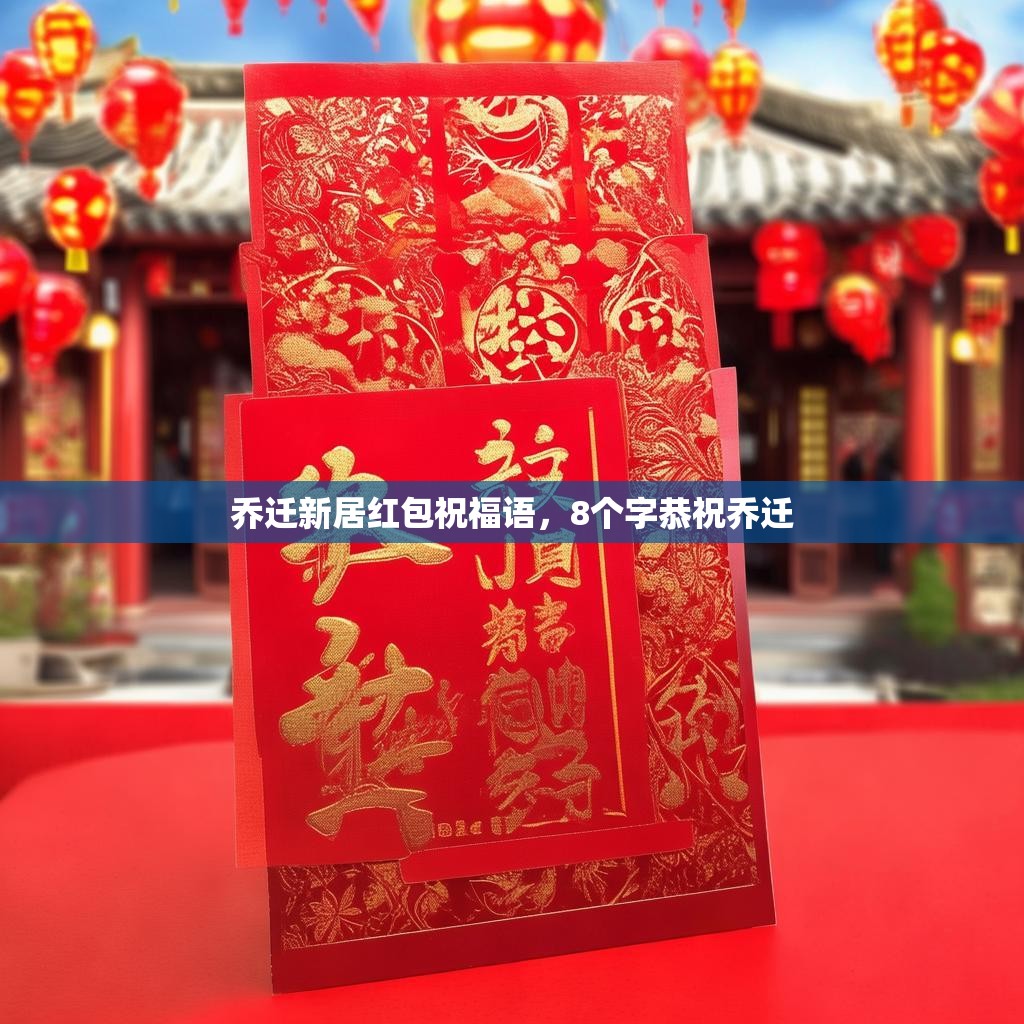 乔迁新居红包祝福语,8个字恭祝乔迁
