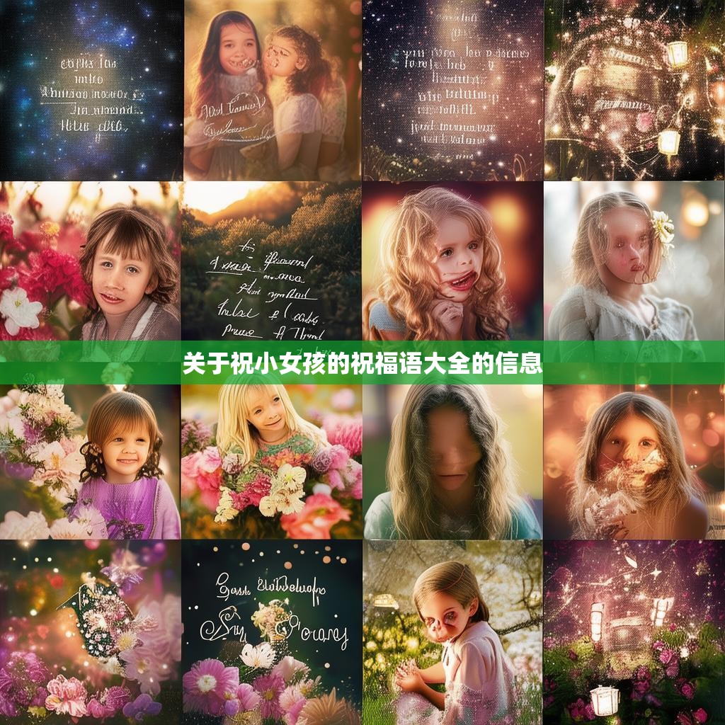 关于祝小女孩的祝福语大全的信息