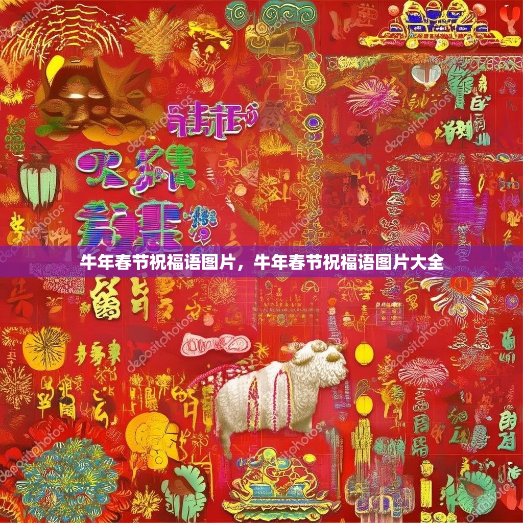 牛年春节祝福语图片，牛年春节祝福语图片大全