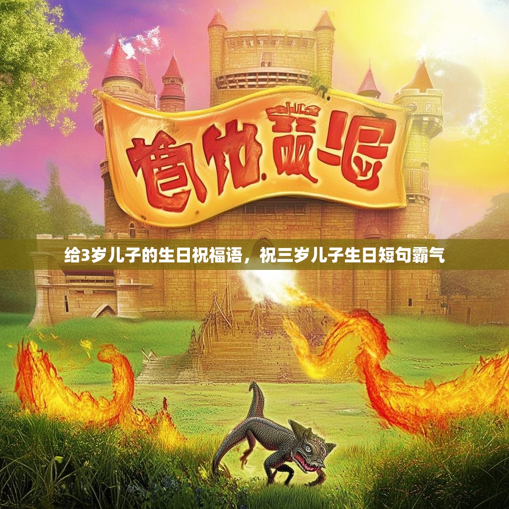 给3岁儿子的生日祝福语,祝三岁儿子生日短句霸气