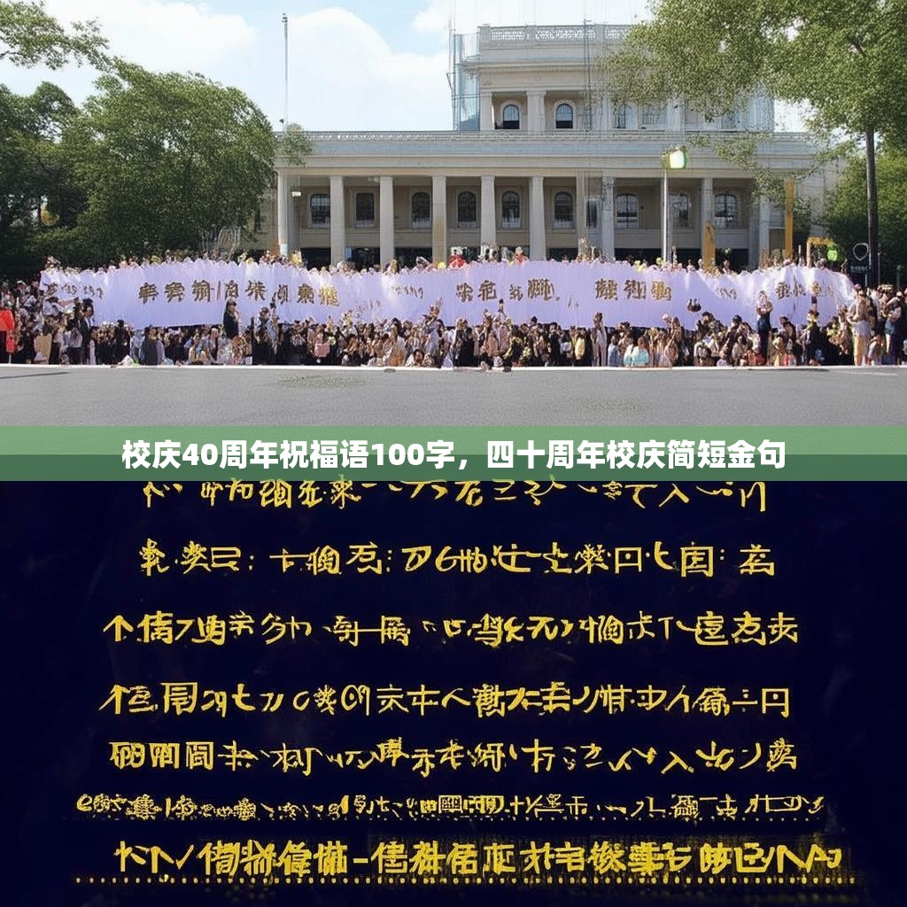 校庆40周年祝福语100字,四十周年校庆简短金句